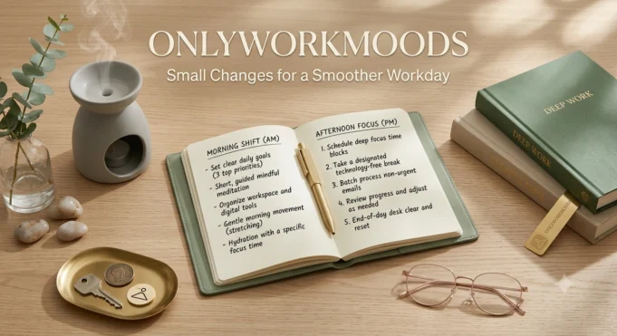 OnlyWorkMoods: Small Changes for a Smoother Workday. OnlyWorkMoods Small Changes for a Smoother Workday